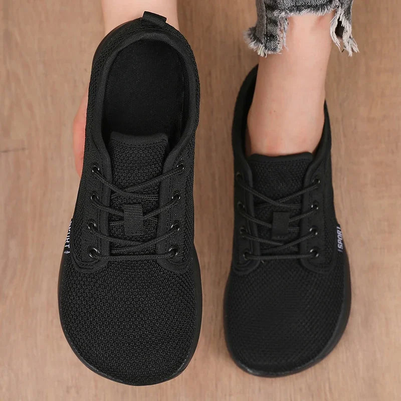 Women's Walking Flat Shoes Soft Mesh Suitable for Travel Wide Fit Lightweight Support Fitness and Leisure Sports Shoes for Men