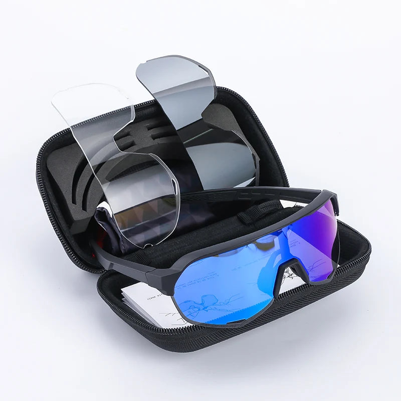 Peter Cycling Sunglasses S3 Outdoor Sports Glasses Men Women road Mountain Bicycle Glasses Riding Polarized Bike Eyewear Goggles