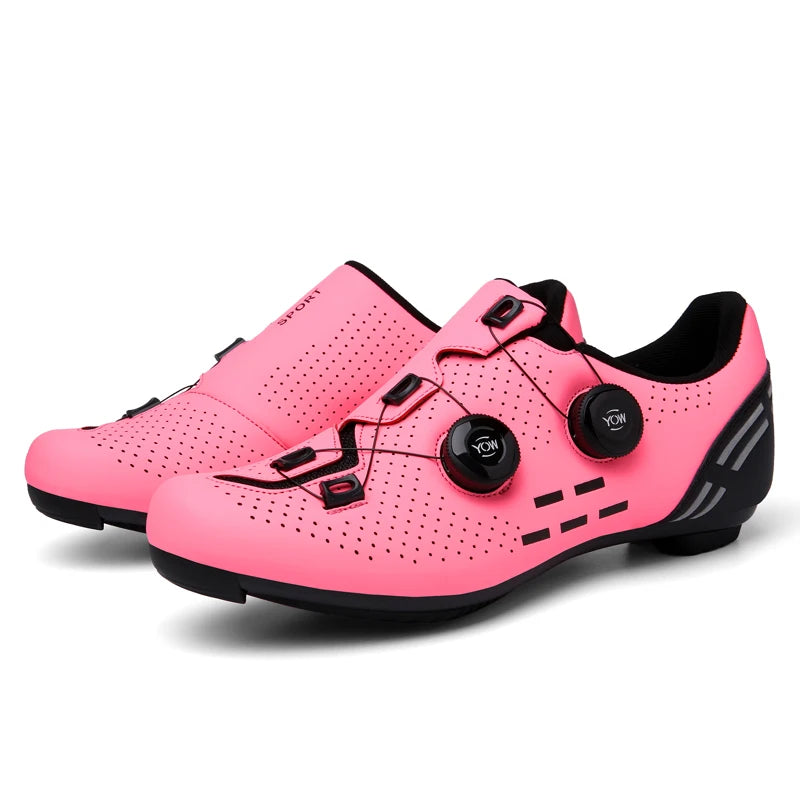 Pantofi de ciclism de înaltă calitate, SPD cu autoblocare pentru bărbați, pantofi sport de curse pentru bicicletă, pantofi de ciclism MTB de munte antiderapanți pentru femei, 36-47