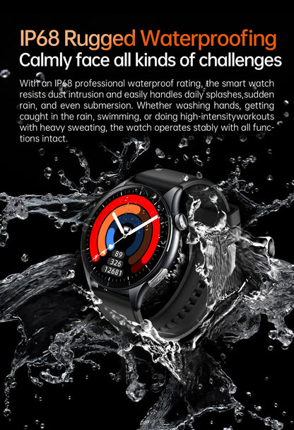 For XIAOMI 2025 New ECG+PPG Smartwatch Precise Uric Acid Blood Lipids Pressure Body Analysis Smart Watch Men BT Call NFC Watches