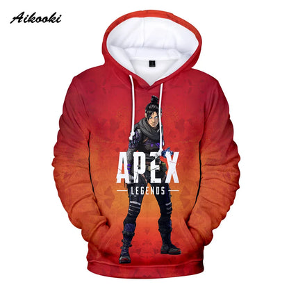 Personality 3D Printed Game Apex Legends Hoodies Sweatshirts Men Women High Quality Hoody Game Long Sleeve Plus Size Hoodies