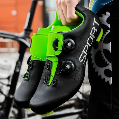 2025 Cycling Sneakers MTB with Cleats Men Carbon Sports Speed Bike Shoes Women Mountain Racing Flat SPD Road Cycling Footwear