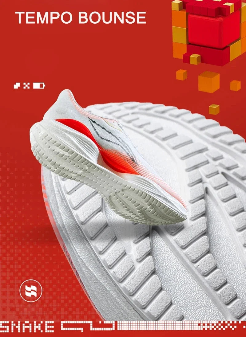 Li-Ning Men's SUPER LIGHT 22 Light Running Shoes BOOM FIBER Cushion TEMPO BOUNSE LiNing Breathable Anti-Slip Sneakers ARBV001