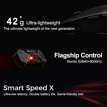 ATK VXE MAD R MAJOR Gaming Mouse Wireless 8K, PAW3950/3395 Sensor, Ultra-Lightweight Ergonomic Gaming Mouse, Dual-Mode RGB Gaming Mouse