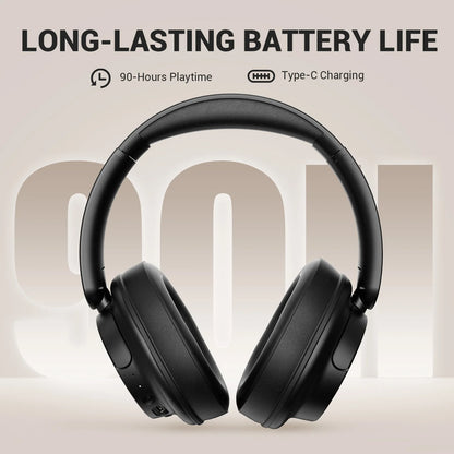 Oneodio Wireless Bluetooth 5.3 Headphones Bass/Pop Mode Over Ear Headset With Microphone Foldable Headphones 90H Playtime AAC
