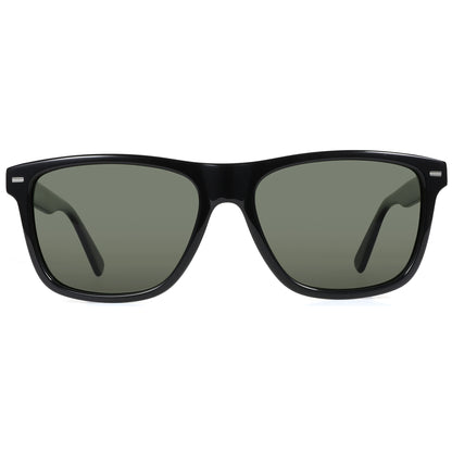 ZENOTTIC Trendy Polarized Sunglasses UV400 Protection Acetate Square Sun Glasses Classic Design Shade for Women Men