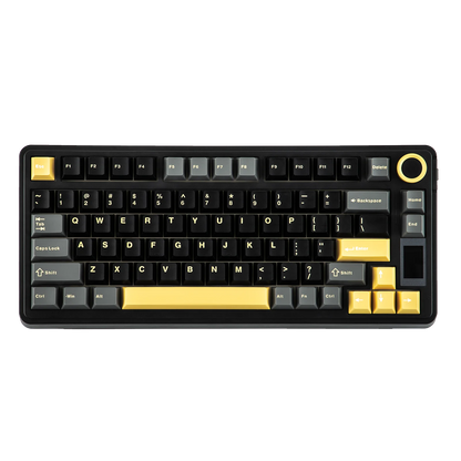 Tastiera meccanica EPOMAKER X AULA EA75 MAX 75% layout ANSI US, hot-swap, gasket mount, cablata/BT/wireless 2.4GHz, con schermo e manopola