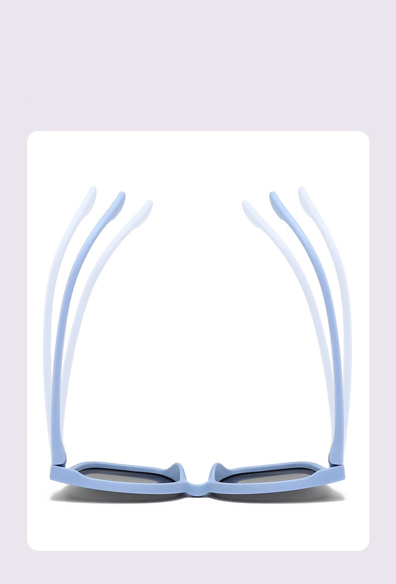 Children's Sunglasses Large Frame Fashionable Sunshade Anti-ultraviolet Silicone Polarized Children's Glasses 23048 23048