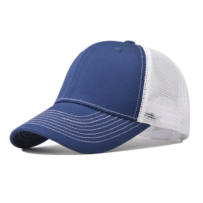 Baseball Cap Adult Net cap Shallow curved eaves Hat Unisex Summer hat Breathable hat shade Spring Autumn Cap Hip Hop Fitted Cap