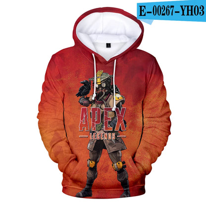Personality 3D Printed Game Apex Legends Hoodies Sweatshirts Men Women High Quality Hoody Game Long Sleeve Plus Size Hoodies