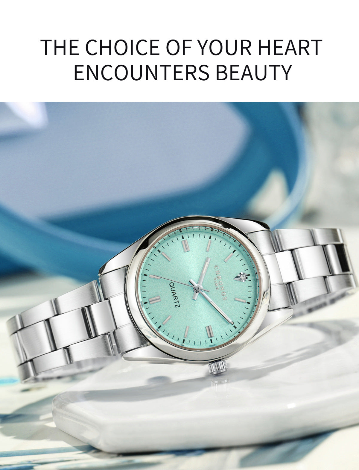 CHRONOS Women's Wrist watch Original Luxury Watches for Ladies Waterproof Stainless Steel Quartz Woman Wristwatch 2023 trend