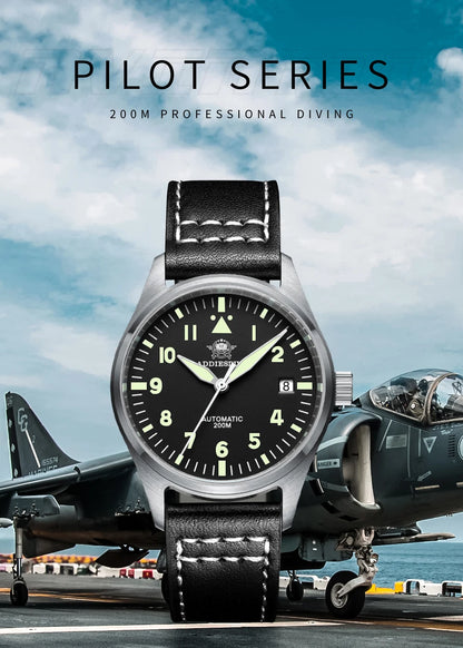 ADDIESDIVE Watches For Men C3 Super Luminous 200m Waterproof  Japan 8215 316L Stainless Reloj Hombre Automatic Mechanical Watch