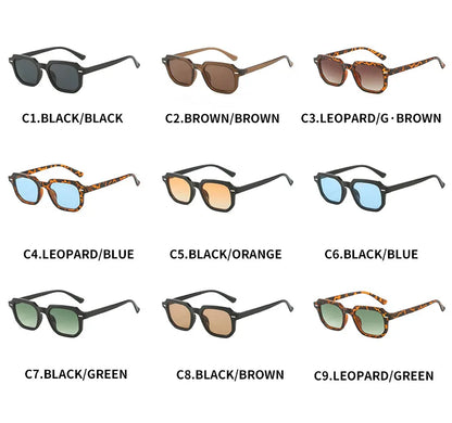 Men's Small Frame Sunglasses Can Customized Prescription Glasses Casual Blue Sunglasses For Travel And Driving