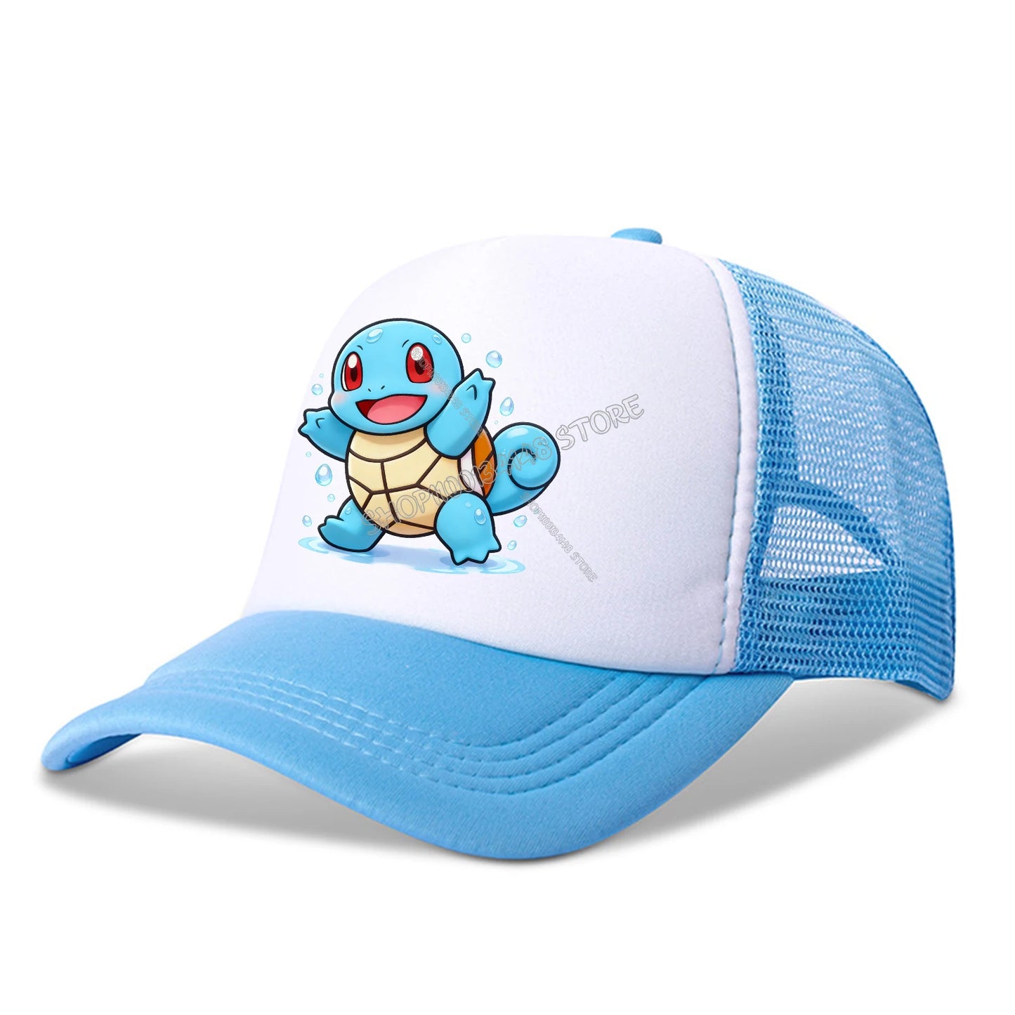 Pokemon Cartoon Baseball Cap for Kids Adult Pikachu Anime Mesh Cap Kawaii Partern Peaked Hat Summer Cap Fashion Accessories Gift