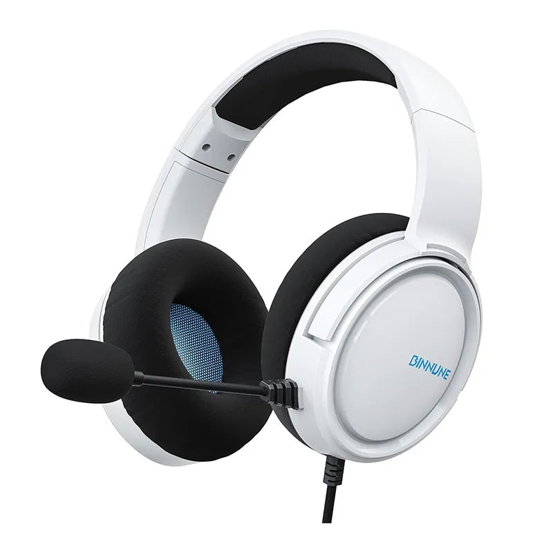 Casque de jeu BINNUNE avec micro pour PS4 PS5 Xbox Series X | S Xbox One PC Switch Casque de jeu filaire pour Playstation 5 Xbox 1