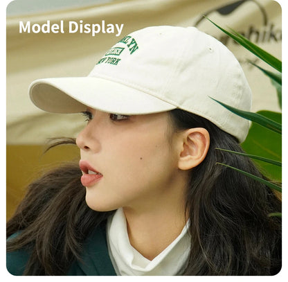Letter Embroidered Baseball Cap for Women Spring Summer Outdoor Sunscreen Unisex Snapback Hat Sports Casual Men Hip Hop Hat