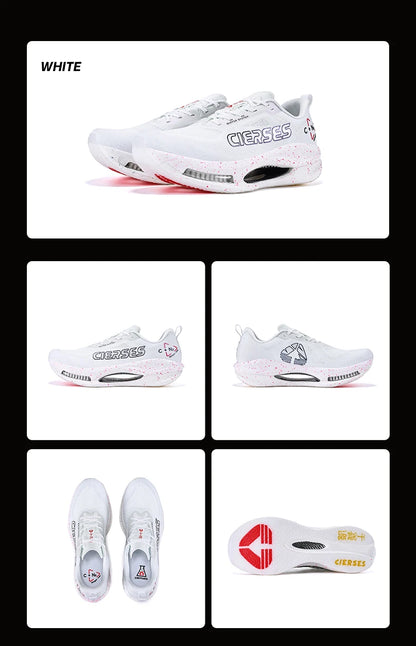 CIERSES  New Carbon Fiber Marathon Racing Training Shoes Breathable And Shock-Absorbing Air Cushion Men's Casual Sports Shoes