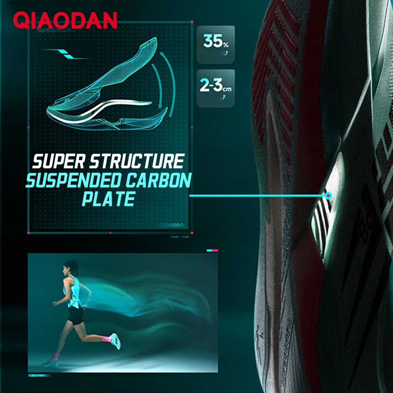 QIAODAN Feiying PB6.0 Men's 2026 Marathon Racing Sports Shoes New Suspended Full Palm Carbon Plate Running Sneakers QDB023261299