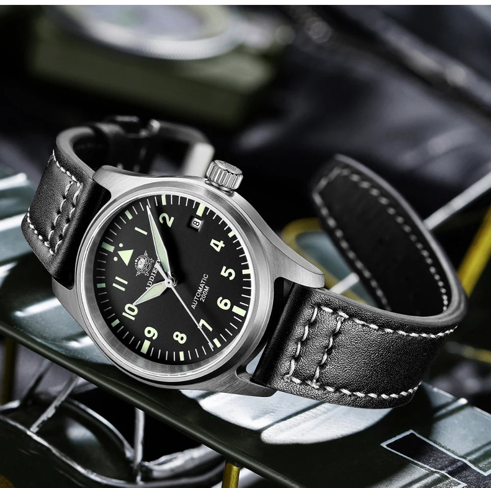 ADDIESDIVE Watches For Men C3 Super Luminous 200m Waterproof  Japan 8215 316L Stainless Reloj Hombre Automatic Mechanical Watch