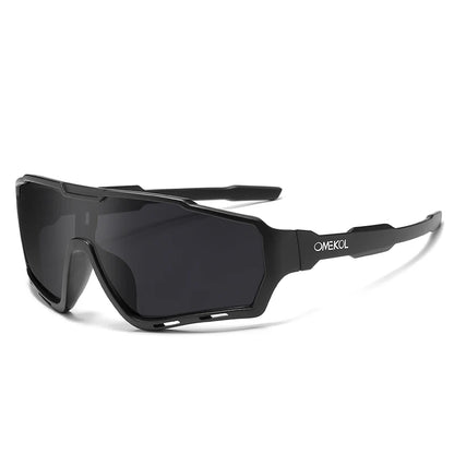 OMEKOL New UV400 Cycling Sunglasses Men Women Softball Fishing Hiking Running Eyewear Outdoor Goggles Baseball Sport Sun Glasses