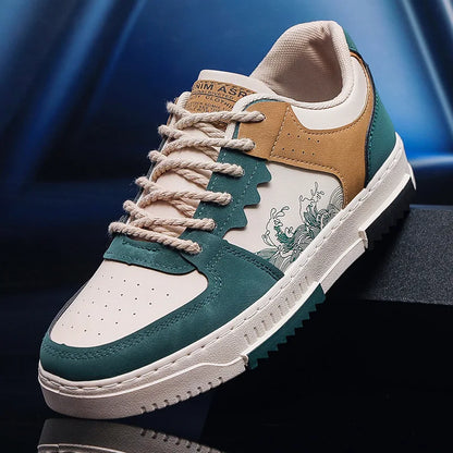 autumn new men casual shoes Outdoor Breathable Flat Shoes Fashion LaceUp Sneakers Men Comfort Trendy Sports Shoes Zapatillas