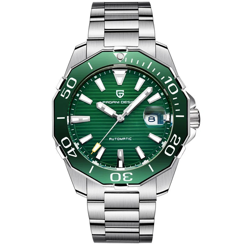 2025 New Brand PAGANI DESIGN 1617 Men's Military Sport Mechanical Watches Waterproof Stainless Steel Top Brand Luxury Men's Watch