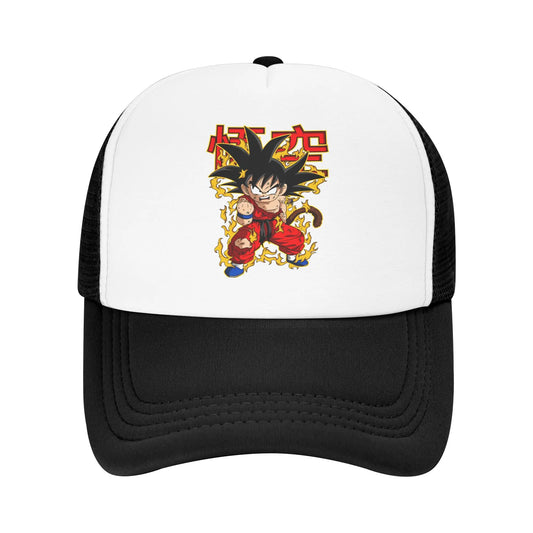 Men Women Kid Goku Rage Dragon Ball Z Trucker Caps Mesh Baseball Caps Snapback Caps  Hats Sun Hats Adjustable Golf Hats Spring
