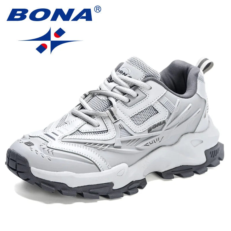 BONA 2023 New Designers Anti-Slip and Wear-Resistant Classic Running Shoes Athletic Sport Shoes Men Outdoor Sneakers Lightweight
