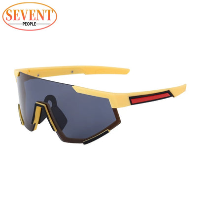 Sports Once-piece Shield Sunglasses Women Men 2026 Luxury Brand Designer Outdoor Cycling Steampunk Sun Glasses For Male Eyewear
