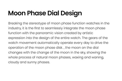 AGELOCER Original Astronomer Watch Men's Business Luxury Gold Watch Automatic Mechanical Moon Phase Watch Birthday Gift for Men