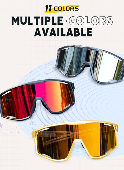 KAPVOE Men Women Road Bike UV400 Goggles Mountain Sports Eyewear Outdoor Photochromic Cycling Sunglasses Bicycle Cycling Glasses