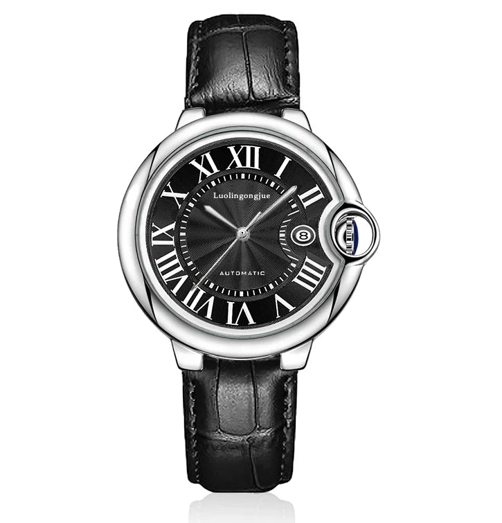 European and American Style High-End Business Series Men's Mechanical Watches, Automatic Winding, Skeleton Design, High Aesthetic Value, Light Luxury, Fashionable, Casual, Versatile, Trendy Men's Watches for Social Guys, the