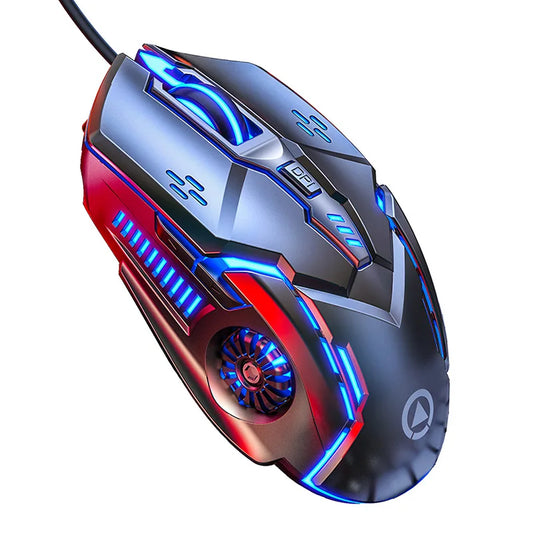 G5 Wired Gaming Mouse Colorful Backlight 6 Button Silent Mouse 4-Speed 3200 DPI RGB Gaming Mouse For Computer Laptop Mice