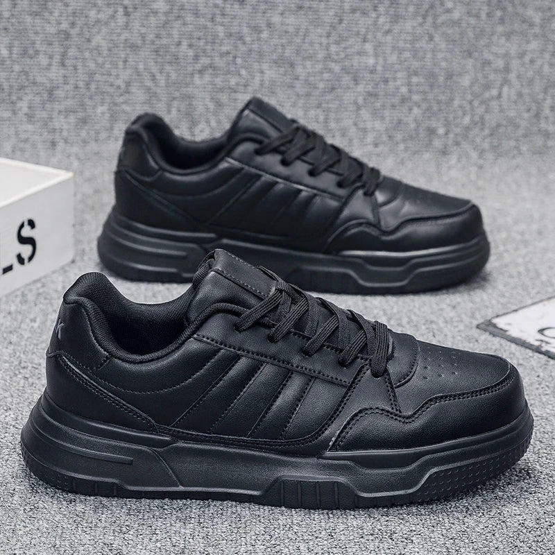 Plus Big Size 50 51 52 Mens Leather Sneakers Casual Sports Shoes Flat Skateboard Shoes For Dropshipping
