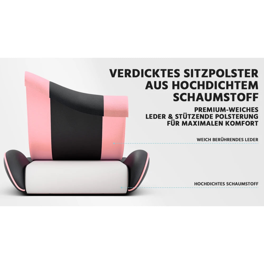 Ergonomic Computer Gaming Chair with Waist Support, Breathable PU Leather Office Chair, Seat Height and Backrest Adjustable