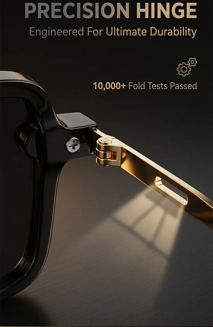 Steampunk Square Double Bridge Sunglasses Men Big 2026 Luxury Brand Designer Retro Punk Driving Sun Glasses Metal Frame Eyewear