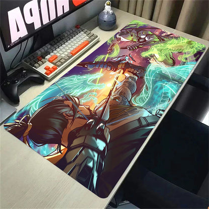 Overwatch 2 Gaming Accessories Mouse Pad Gamer Cabinet Pc Big Desk Mat Computer Keyboard Desks Xxl Mousepad Anime Large Mausepad