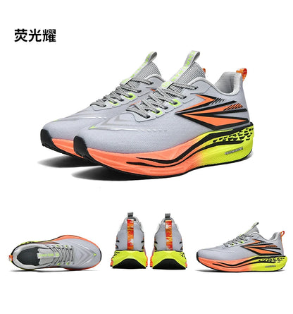 Men Casual Sport Shoes Air Cushion Running Shoes Breathable Marathon Running Sneakers Durable Outsole Trainer Tenis Walking Shoe