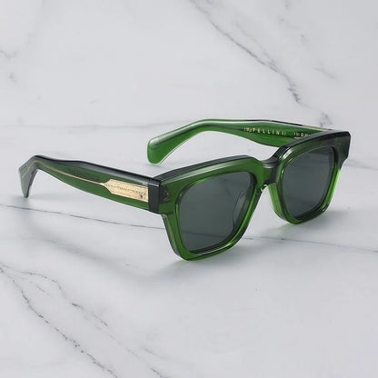 JMM FELLINI Female Sunglasses Thick Acetate Popular Luxury Woman Sunglasses 2025 Jacques Men's Sunglasses With Original Case