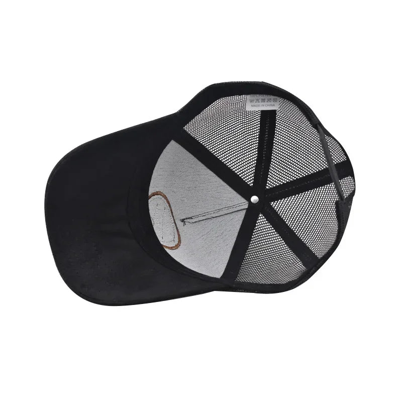 Summer Mesh Baseball Cap Women Men ENJOY LIFE Letter Patch Snapback Hat Casual Breathable Unisex Street Hip Hop Trucker Caps