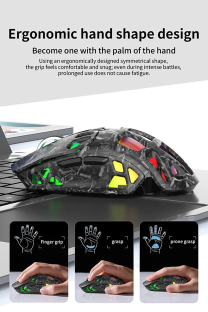 Lenovo X9Pro Tri-Mode Wireless Mouse 2.4G Bluetooth Wired Lightweight Magnetic Charging Dock Desktop Laptop Gaming&Office