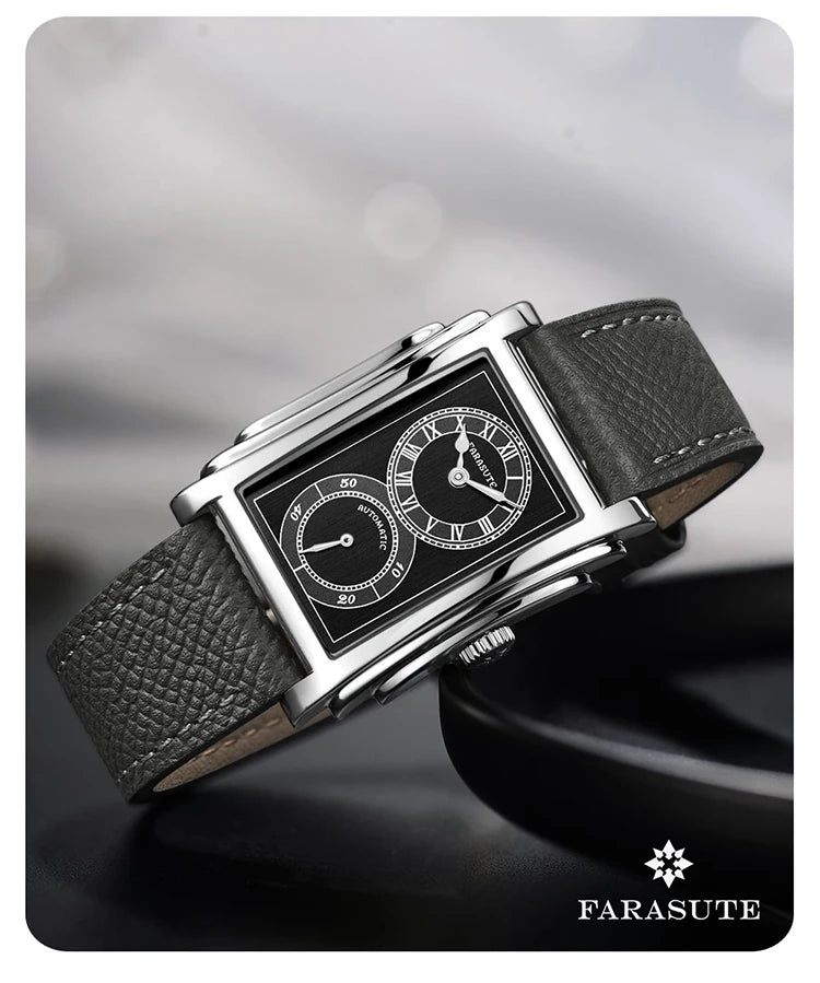 FARASUTE Luxury Fully Automatic Mechanical Men Watch Seagull Sports Sapphire Stainless Steel Doctor Wristwatch reloj hombre ﻿