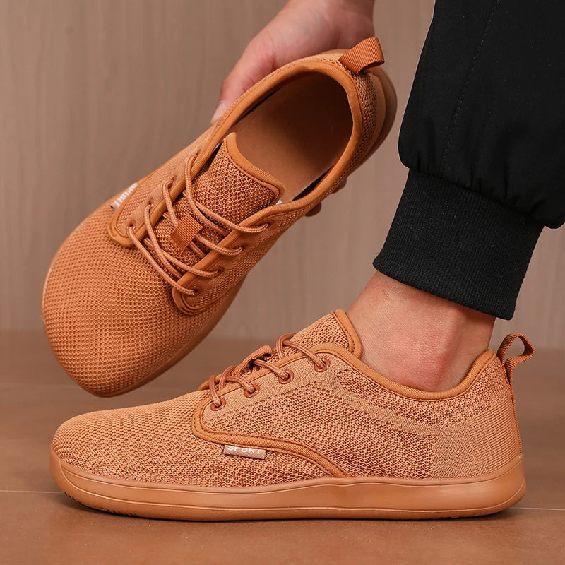 Women's Walking Flat Shoes Soft Mesh Suitable for Travel Wide Fit Lightweight Support Fitness and Leisure Sports Shoes for Men