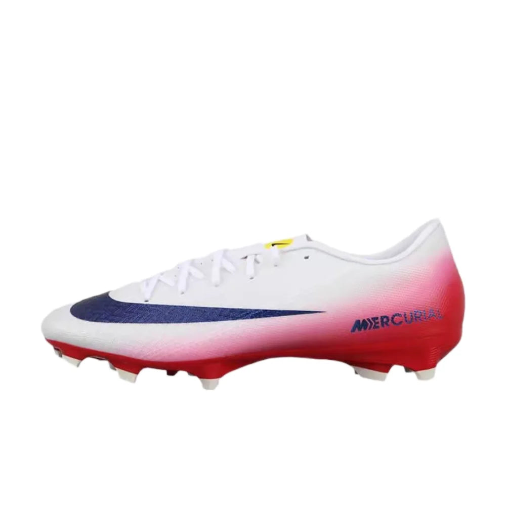 Pánske futbalové kopačky Nike Mercurial Vapor 16 Elite LV8 FG – mäkké, pohodlné, na prírodný trávnik, biele/modré HV4887-100