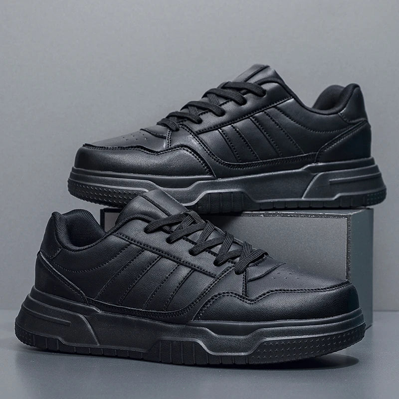 Plus Big Size 50 51 52 Mens Leather Sneakers Casual Sports Shoes Flat Skateboard Shoes For Dropshipping