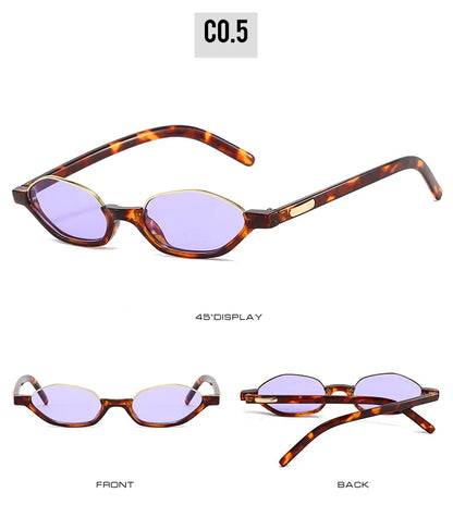 Half Frame Designer Small Sunglasses Women Cat Eye New Fashion Sun Shades UV400 Sun Glasses Brand