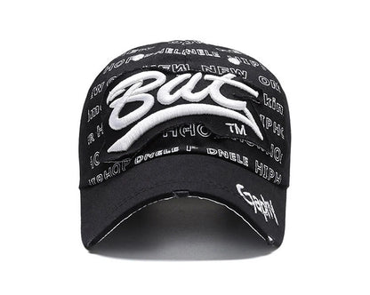 Hat Men'S Hip Hop Baseball Cap Korean Version Ins Tide Brand Summer Letter Embroidered Cap, Sun Protection Hat