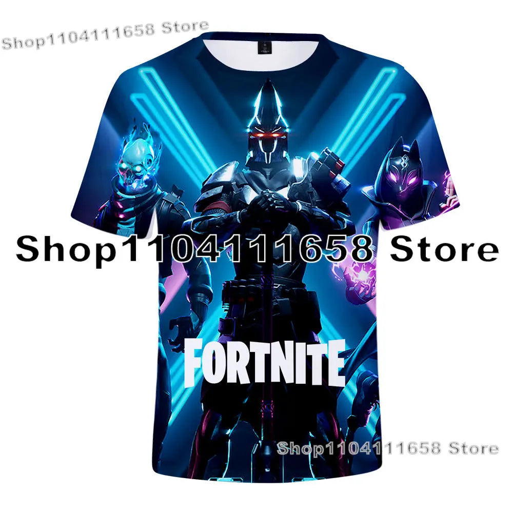 Banana Peely T-shirt Women's Tee Kids Fortnite T-Shirt 3D Printed Men's Battle Royale Game Summer Tops Birthday Gifts