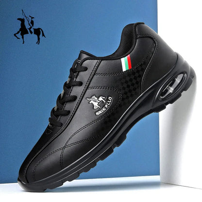 2026 New Men's Running Shoes Sporty Casual Travel Trendy Air-Cushioned White Sneakers Lightweight Shock-Absorbing Youth Footwear