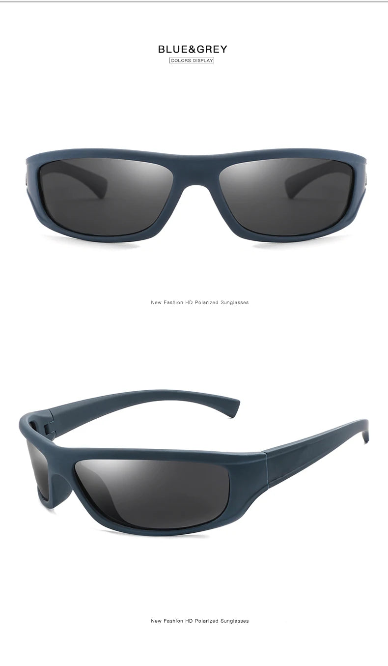 2024 Fashion Polarization Cycling Sunglasses Retro Sport Fishing Glasses Men Women Lightweight Driving Cycling Running UV400